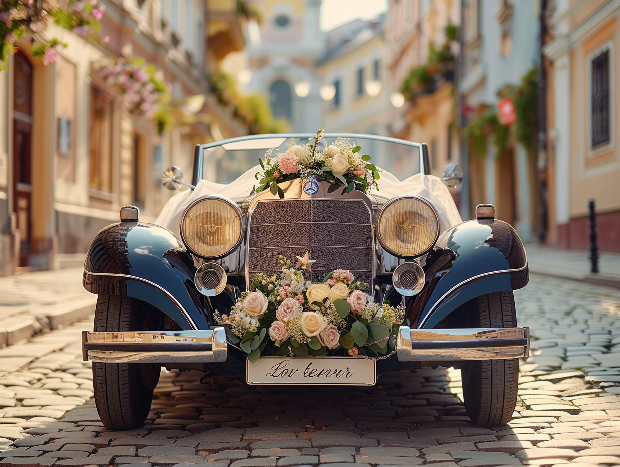 voiture mariage